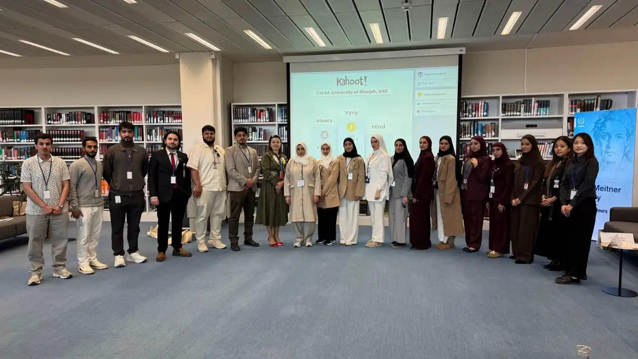 جامعة الشارقة تعزز تجربة طلبة الهندسة النووية بزيارة دولية جديدة